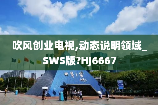 吹风创业电视,动态说明领域_SWS版?HJ6667