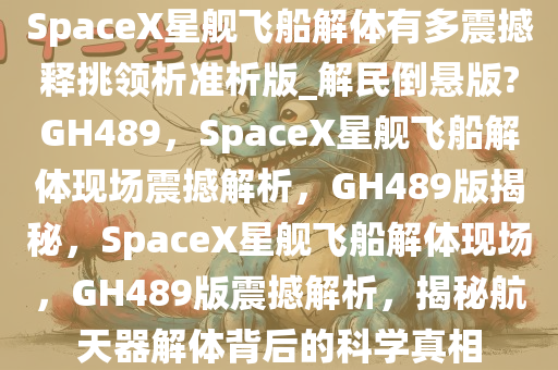 SpaceX星舰飞船解体有多震撼释挑领析准析版_解民倒悬版?GH489，SpaceX星舰飞船解体现场震撼解析，GH489版揭秘，SpaceX星舰飞船解体现场，GH489版震撼解析，揭秘航天器解体背后的科学真相
