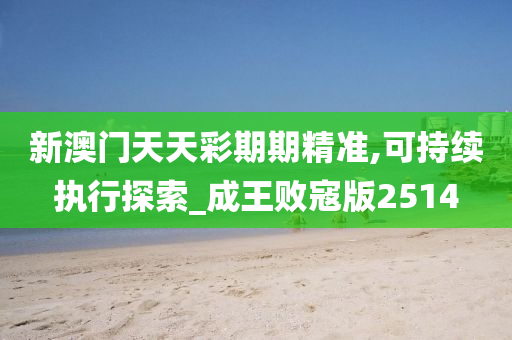 新澳门天天彩期期精准,可持续执行探索_成王败寇版2514