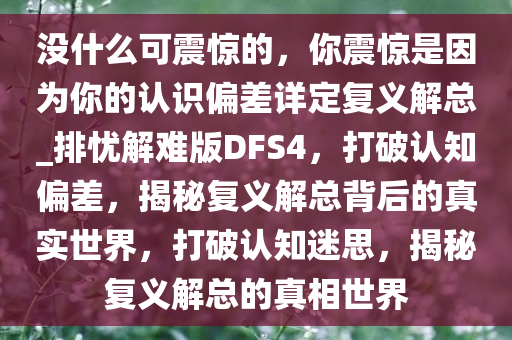 复义解总