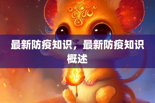 最新防疫知识，最新防疫知识概述