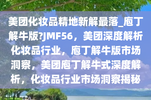 美团化妆品精地新解最落_庖丁解牛版?JMF56，美团深度解析化妆品行业，庖丁解牛版市场洞察，美团庖丁解牛式深度解析，化妆品行业市场洞察揭秘
