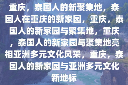 重庆，泰国人的新聚集地，泰国人在重庆的新家园，重庆，泰国人的新家园与聚集地，重庆，泰国人的新家园与聚集地亮相亚洲多元文化风采，重庆，泰国人的新家园与亚洲多元文化新地标