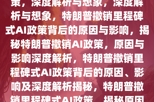 特朗普为何撤销里程碑式AI政策，深度解析与想象，深度解析与想象，特朗普撤销里程碑式AI政策背后的原因与影响，揭秘特朗普撤销AI政策，原因与影响深度解析，特朗普撤销里程碑式AI政策背后的原因、影响及深度解析揭秘，特朗普撤销里程碑式AI政策，揭秘原因与影响