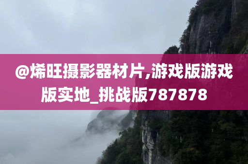 @烯旺摄影器材片,游戏版游戏版实地_挑战版787878