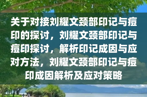 关于对接刘耀文颈部印记与痘印的探讨，刘耀文颈部印记与痘印探讨，解析印记成因与应对方法，刘耀文颈部印记与痘印成因解析及应对策略