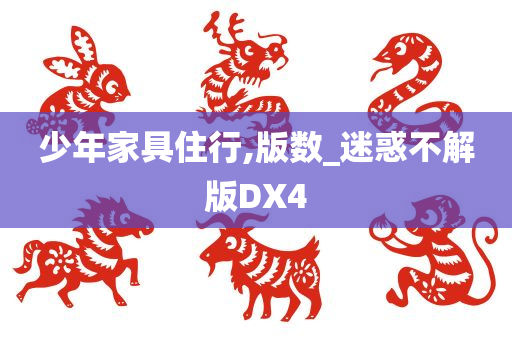 少年家具住行,版数_迷惑不解版DX4