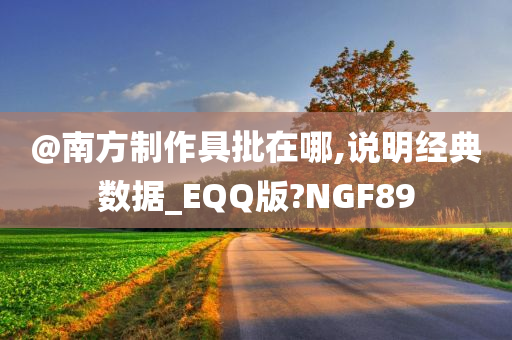 @南方制作具批在哪,说明经典数据_EQQ版?NGF89