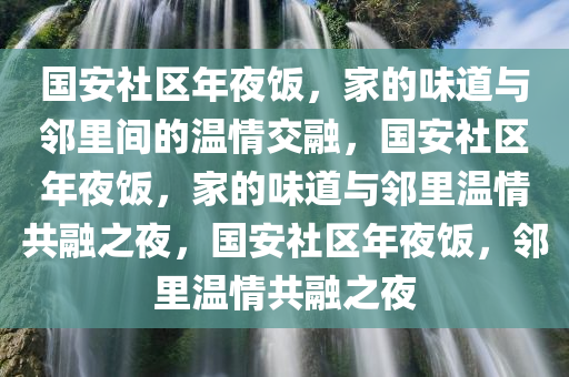 国安社区年夜饭，家的味道与邻里间的温情交融，国安社区年夜饭，家的味道与邻里温情共融之夜，国安社区年夜饭，邻里温情共融之夜