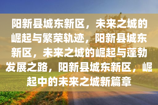 阳新县城东新区，未来之城的崛起与繁荣轨迹，阳新县城东新区，未来之城的崛起与蓬勃发展之路，阳新县城东新区，崛起中的未来之城新篇章