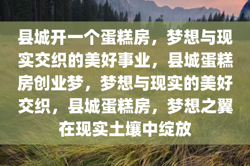县城开一个蛋糕房，梦想与现实交织的美好事业，县城蛋糕房创业梦，梦想与现实的美好交织，县城蛋糕房，梦想之翼在现实土壤中绽放