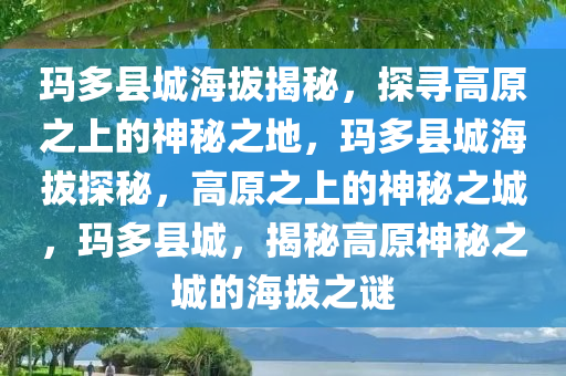 玛多县城海拔揭秘，探寻高原之上的神秘之地，玛多县城海拔探秘，高原之上的神秘之城，玛多县城，揭秘高原神秘之城的海拔之谜