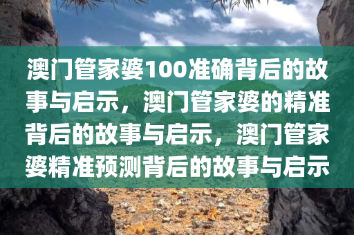 澳门管家婆100准确背后的故事与启示，澳门管家婆的精准背后的故事与启示，澳门管家婆精准预测背后的故事与启示