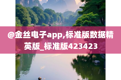 @金丝电子app,标准版数据精英版_标准版423423