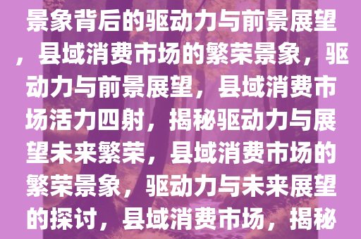 县域消费市场供销两旺，繁荣景象背后的驱动力与前景展望，县域消费市场的繁荣景象，驱动力与前景展望，县域消费市场活力四射，揭秘驱动力与展望未来繁荣，县域消费市场的繁荣景象，驱动力与未来展望的探讨，县域消费市场，揭秘繁荣背后的驱动力与未来展望