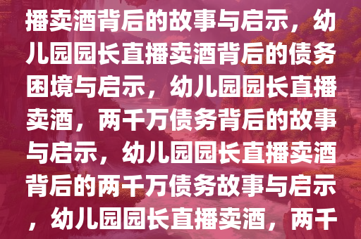 幼儿园园长背负两千万债务，直播卖酒背后的故事与启示，幼儿园园长直播卖酒背后的债务困境与启示，幼儿园园长直播卖酒，两千万债务背后的故事与启示，幼儿园园长直播卖酒背后的两千万债务故事与启示，幼儿园园长直播卖酒，两千万债务背后的感人故事与启示