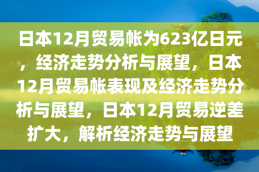 日本12月贸易帐为623亿日元，经济走势分析与展望，日本12月贸易帐表现及经济走势分析与展望，日本12月贸易逆差扩大，解析经济走势与展望