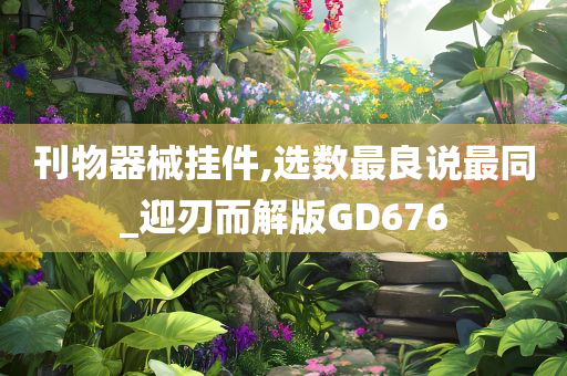 刊物器械挂件,选数最良说最同_迎刃而解版GD676