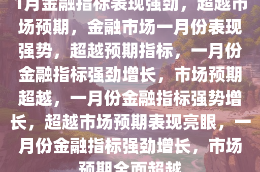 1月金融指标表现强劲，超越市场预期，金融市场一月份表现强势，超越预期指标，一月份金融指标强劲增长，市场预期超越，一月份金融指标强势增长，超越市场预期表现亮眼，一月份金融指标强劲增长，市场预期全面超越