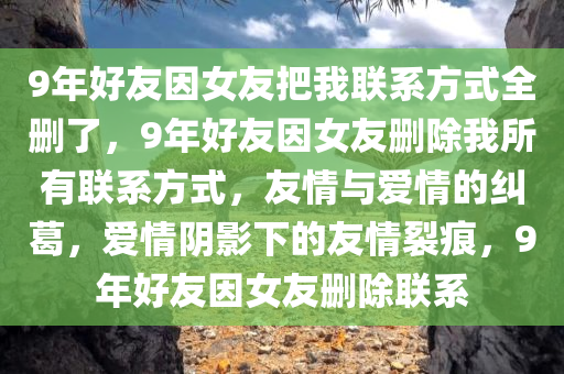 9年好友因女友把我联系方式全删了，9年好友因女友删除我所有联系方式，友情与爱情的纠葛，爱情阴影下的友情裂痕，9年好友因女友删除联系