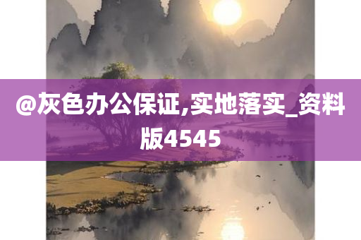 @灰色办公保证,实地落实_资料版4545