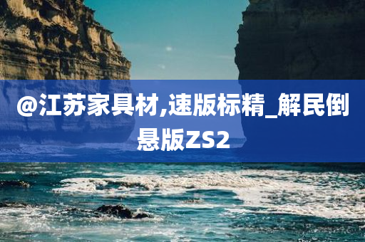@江苏家具材,速版标精_解民倒悬版ZS2