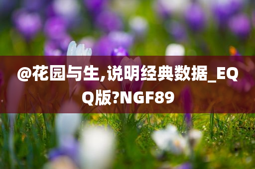 @花园与生,说明经典数据_EQQ版?NGF89