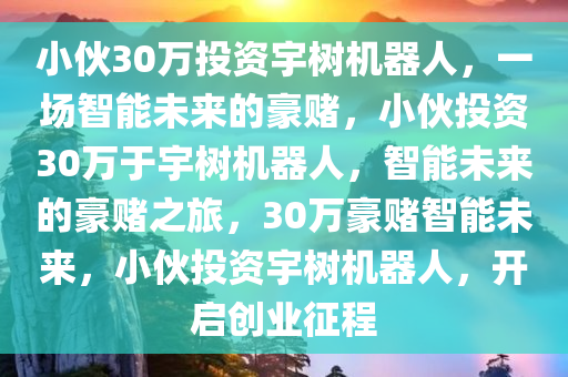 小伙30万投资宇树机器人，一场智能未来的豪赌，小伙投资30万于宇树机器人，智能未来的豪赌之旅，30万豪赌智能未来，小伙投资宇树机器人，开启创业征程