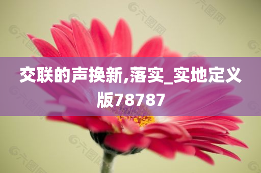交联的声换新,落实_实地定义版78787