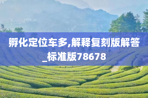 孵化定位车多,解释复刻版解答_标准版78678