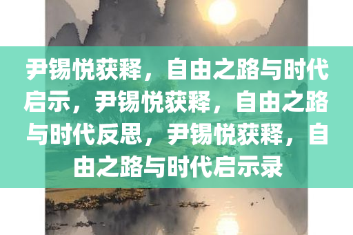 尹锡悦获释，自由之路与时代启示，尹锡悦获释，自由之路与时代反思，尹锡悦获释，自由之路与时代启示录