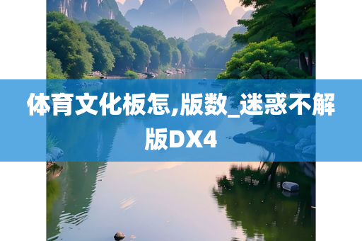 体育文化板怎,版数_迷惑不解版DX4