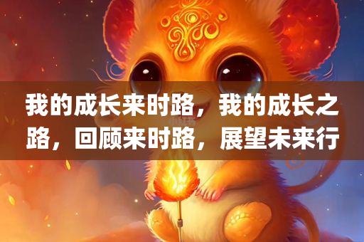 我的成长来时路，我的成长之路，回顾来时路，展望未来行