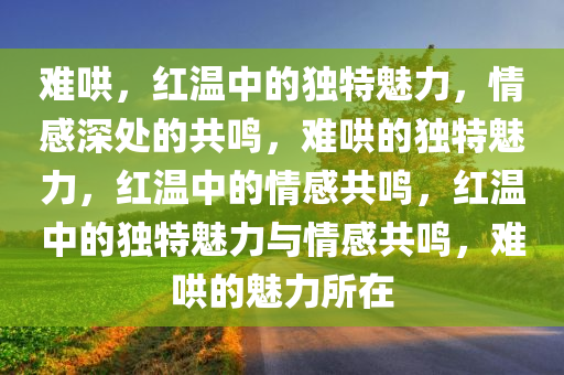 难哄，红温中的独特魅力，情感深处的共鸣，难哄的独特魅力，红温中的情感共鸣，红温中的独特魅力与情感共鸣，难哄的魅力所在