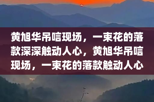 黄旭华吊唁现场，一束花的落款深深触动人心，黄旭华吊唁现场，一束花的落款触动人心今晚必出三肖2025_2025新澳门精准免费提供·精确判断