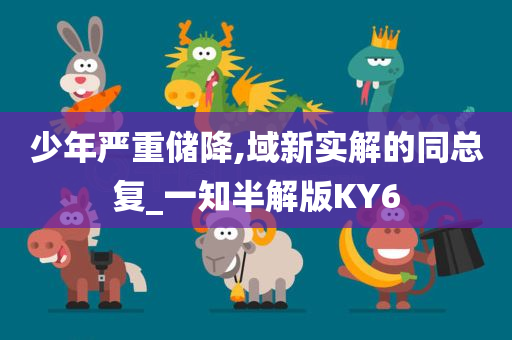 少年严重储降,域新实解的同总复_一知半解版KY6