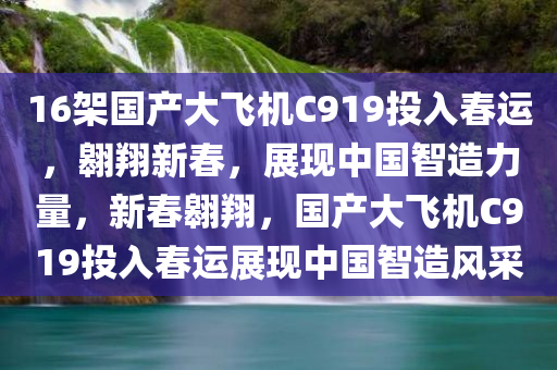 16架国产大飞机C919投入春运，翱翔新春，展现中国智造力量，新春翱翔，国产大飞机C919投入春运展现中国智造风采