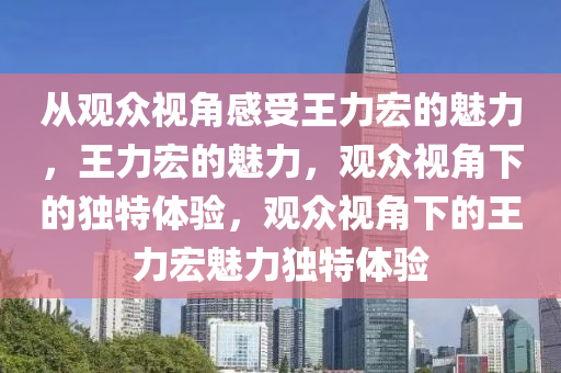 从观众视角感受王力宏的魅力，王力宏的魅力，观众视角下的独特体验，观众视角下的王力宏魅力独特体验