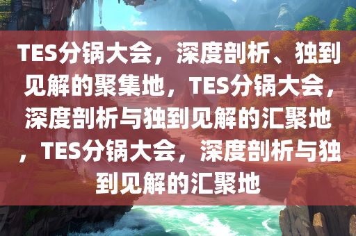 TES分锅大会，深度剖析、独到见解的聚集地，TES分锅大会，深度剖析与独到见解的汇聚地，TES分锅大会，深度剖析与独到见解的汇聚地