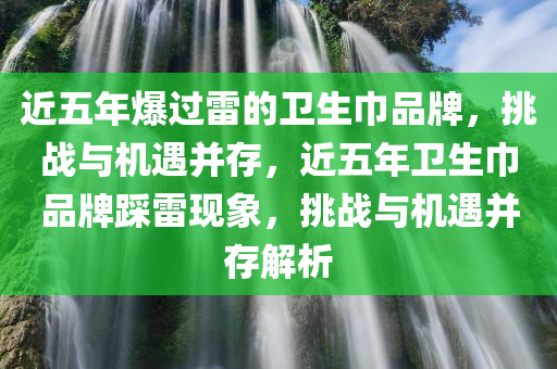 近五年爆过雷的卫生巾品牌，挑战与机遇并存，近五年卫生巾品牌踩雷现象，挑战与机遇并存解析