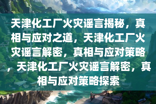 天津化工厂火灾谣言揭秘，真相与应对之道，天津化工厂火灾谣言解密，真相与应对策略，天津化工厂火灾谣言解密，真相与应对策今晚必出三肖2025_2025新澳门精准免费提供·精确判断略探索