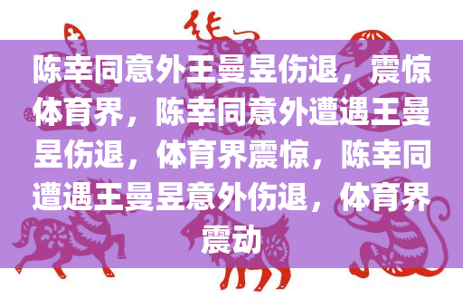 陈幸同意外王曼昱伤退，震惊体育界，陈幸同意外遭遇王曼昱伤退，体育界震惊，陈幸同遭遇王曼昱意外伤退，体育界震动