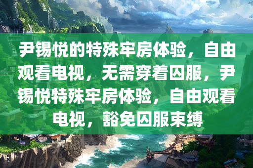 尹锡悦的特殊牢房体验，自由观看电视，无需穿着囚服，尹锡悦特殊牢房体验，自由观看电视，豁免囚服束缚，尹锡悦特殊牢房体验，自由观看电视，豁免囚服束缚限制