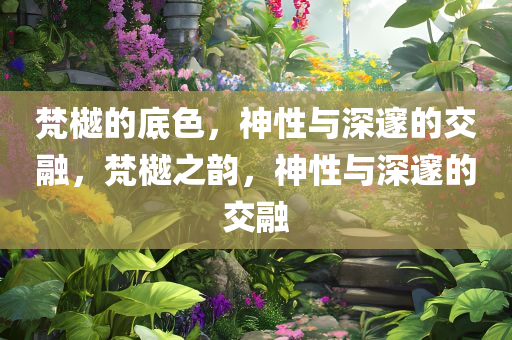 梵樾的底色，神性与深邃的交融，梵樾之韵，神性与深邃的交融，梵樾神韵，神性与深邃的交融之美