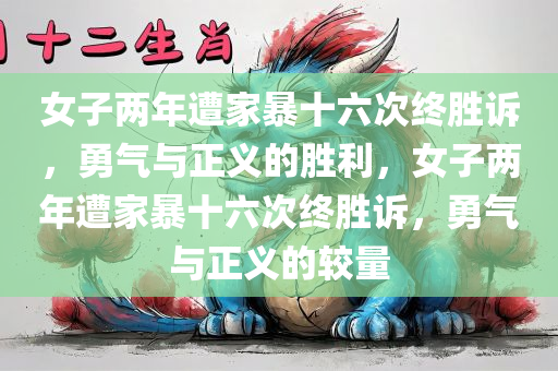 女子两年遭家暴十六次终胜诉，勇气与正义的胜利，女子两年遭家暴十六次终胜诉，勇气与正义的较量，女子两年遭家暴十六次终胜诉，勇气与正义的较量时刻