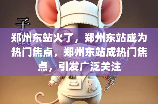 郑州东站火了，郑州东站成为热门焦点，郑州东站成热门焦点，引发广泛关注