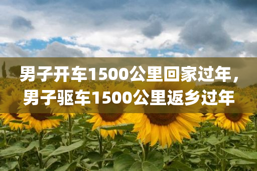 男子开车1500公里回家过年，男子驱车1500公里返乡过年，男子驱车千里返乡过年，1500公里行程记