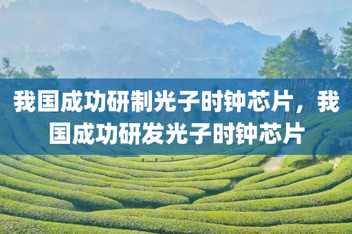 我国成功研制光子时钟芯片，我国成功研发光子时钟芯片，我国成功研发光子时钟芯片技术，引领未来时钟领域新篇章