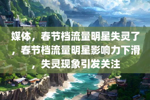 媒体，春节档流量明星失灵了，春节档流量明星影响力下滑，失灵现象引发关注