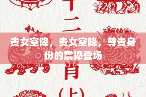贵女空降，贵女空降，尊贵身份的震撼登场